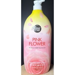 Shower Mate Rose & Cherry Blossom Body Wash  Perfume Wash Hydrating 40.57fl. Oz.